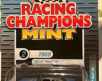 Racing Champions MINT 1969 Chevy Nova SS-1/64 metal diecast car limited edition
