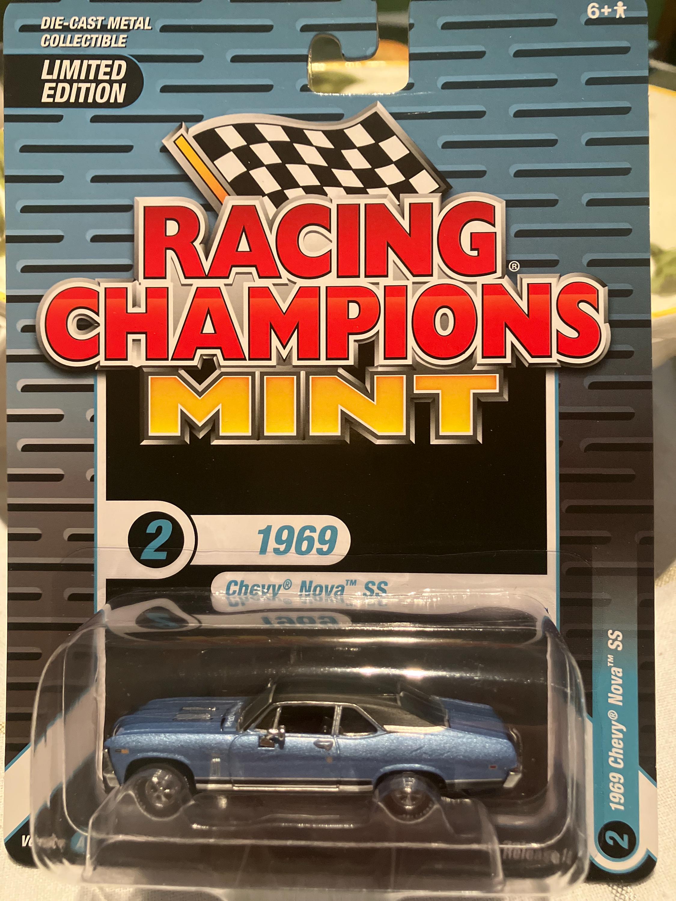 Racing Champions MINT 1969 Chevy Nova SS-1/64 Metal Diecast Car
