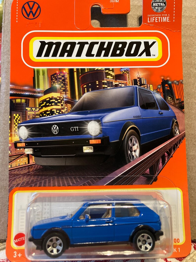 Matchbox Volkswagen Golf MK1 -diecast Car 1/64 - Etsy