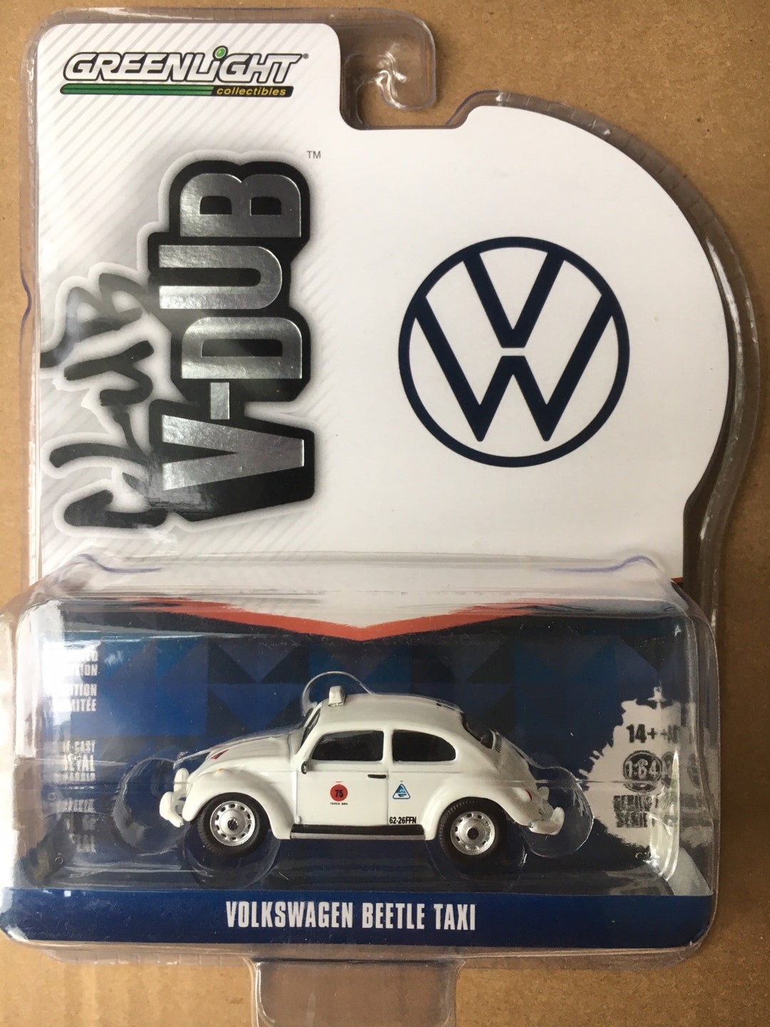 GREENLIGHT  グリーンライトフォルクス　ワーゲン　タクシー 1/64 Greenlight 1:64 Club Vee-Dub Volkswagen Beetle Taxi - Taxco