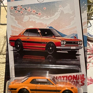 2024 Hot Wheels Multi Exclusive 1971 NISSAN SKYLINE H/T 2000 GT-R ❀ gold;mc5;24
