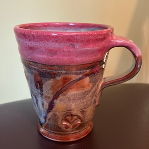 Artisans Pottery,/handtrown coffee mug signed by the artist