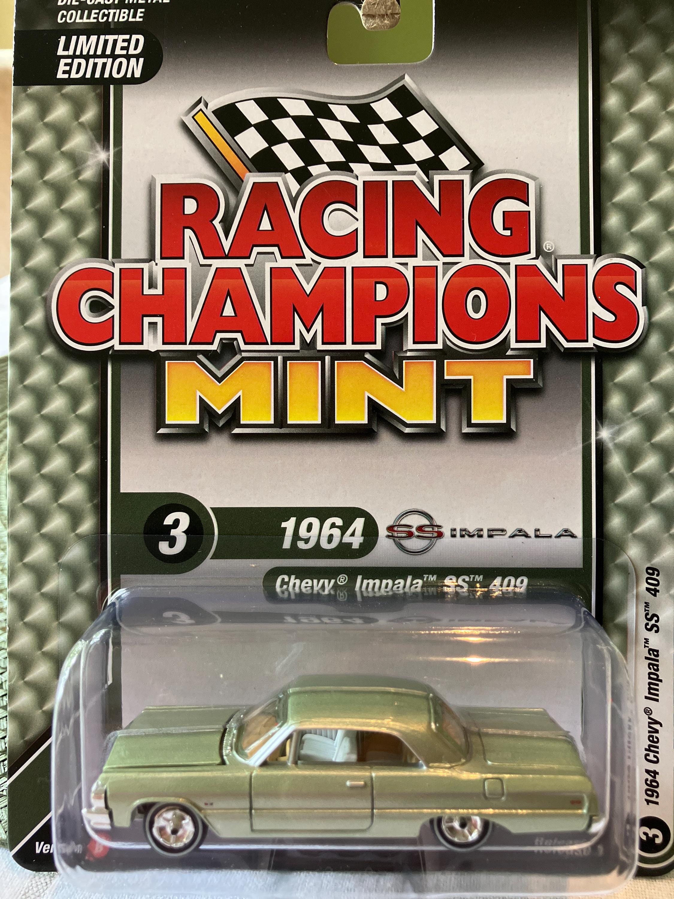 Racing Champions MINT 1964 Chevy Impala SS 409-1/64 Metal Diecast