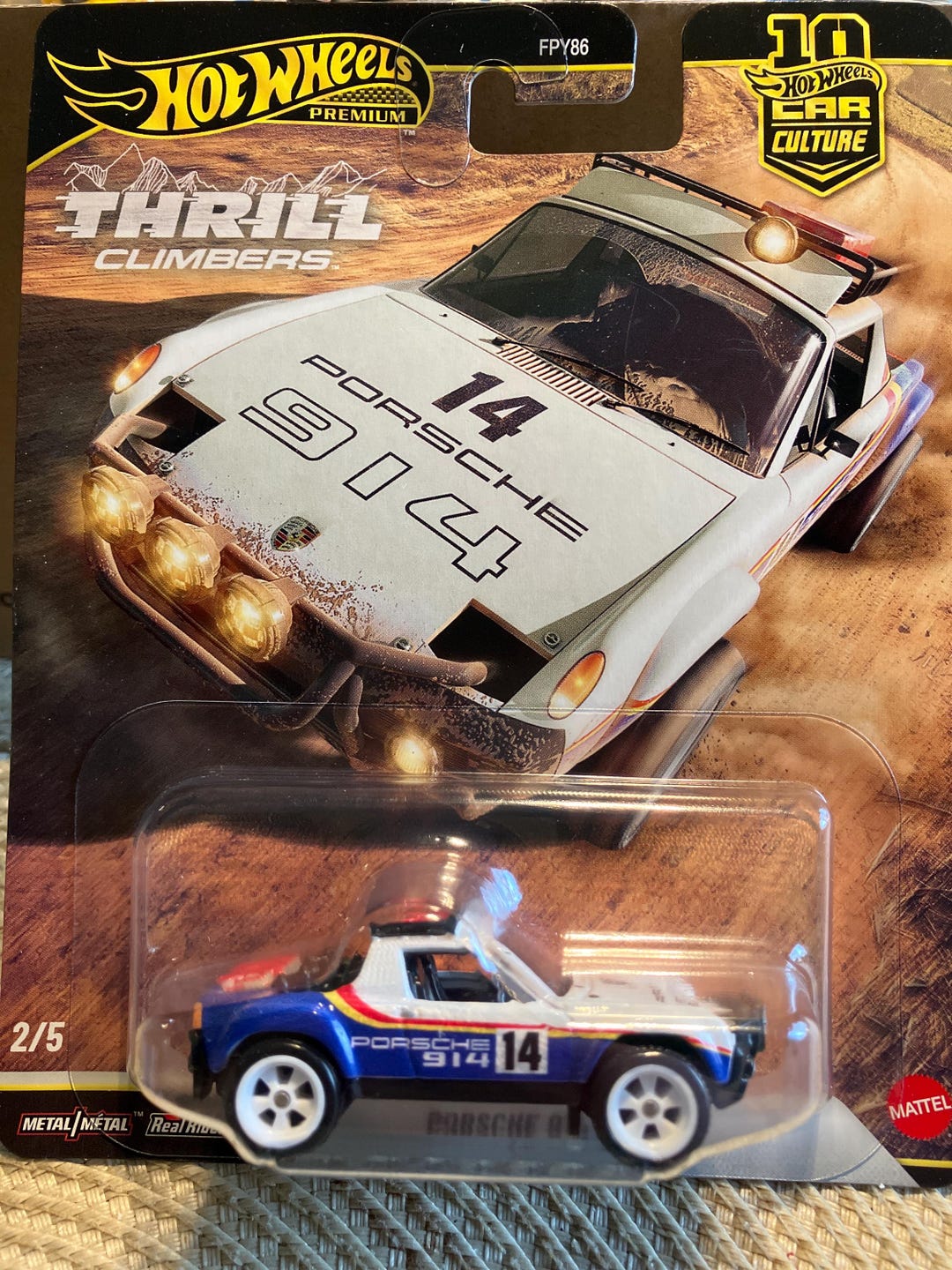 Hot Wheels Premium Porsche 914 Safari -1/64 Diecast Car Thrill