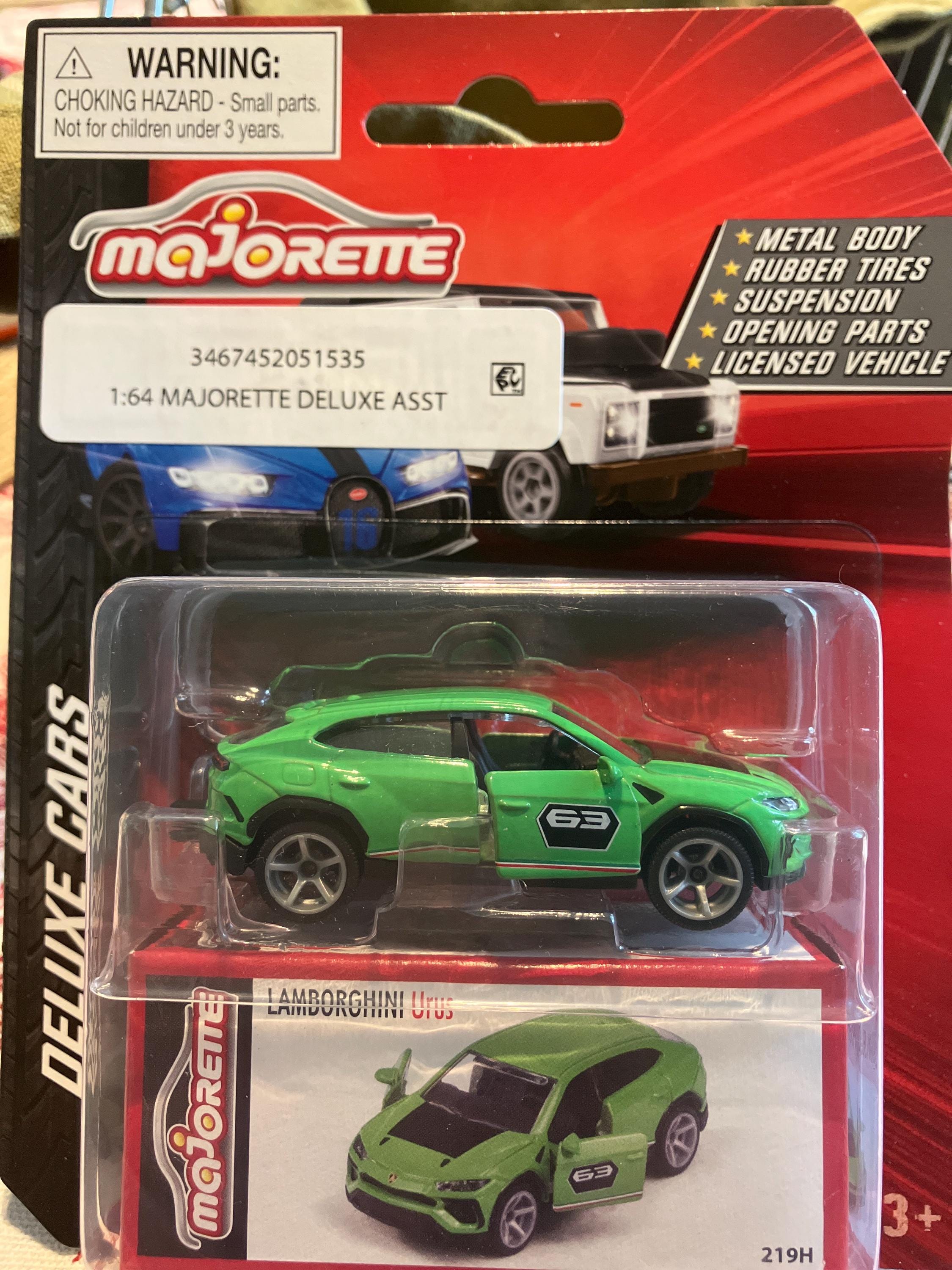 Majorette Lamborghini Urus-metal Diecast Car 1/64 Moving Parts - Etsy