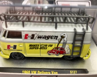 M2 Machines 1960 VW Delivery Van Hurst-1/64 Diecast Car - Etsy
