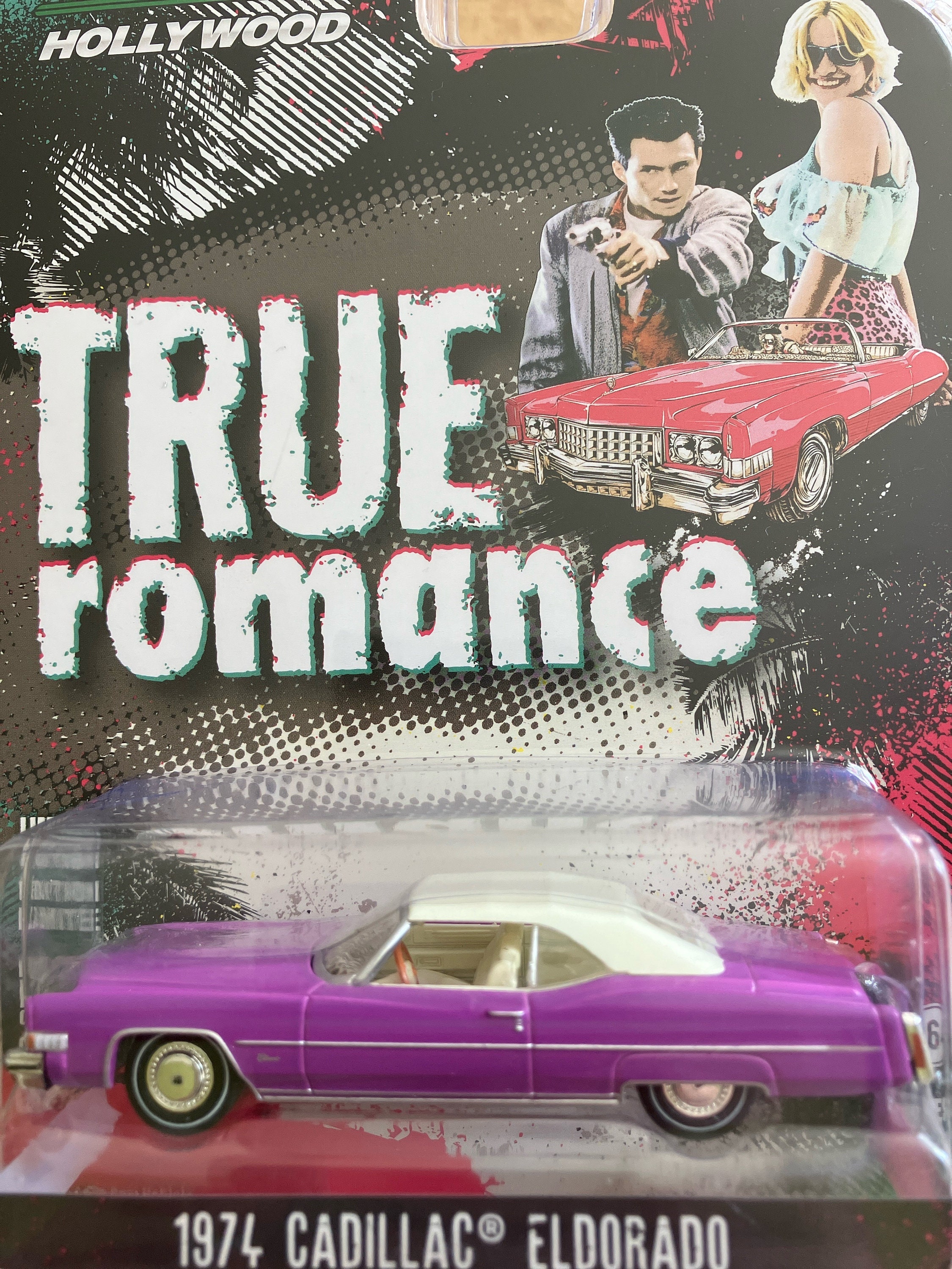 Greenlight True Romance 1974 Cadillac Eldorado -1/64 Scale Diecast