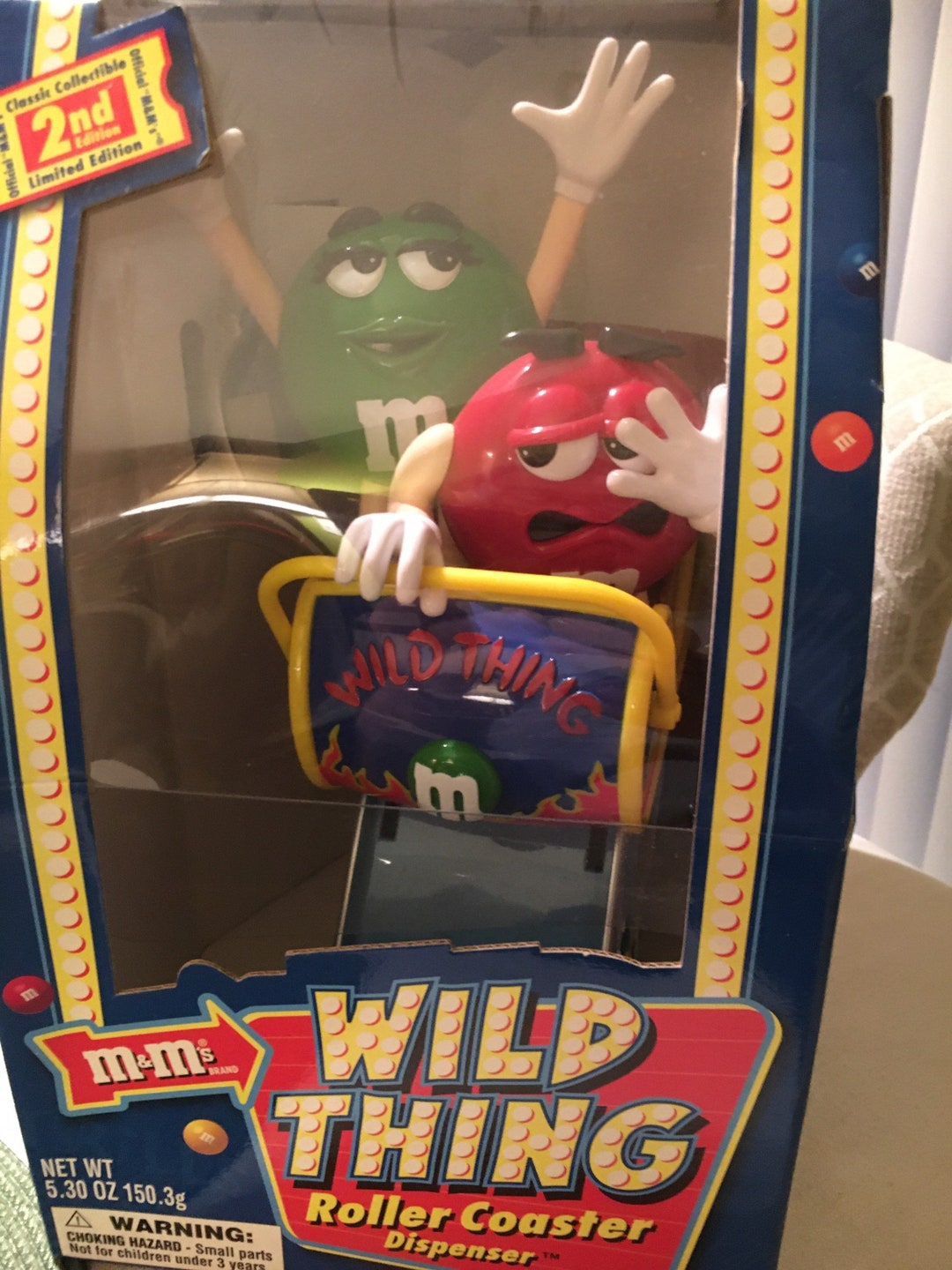 M&M Dispenser “wild Things”roller Coaster,limited Edition