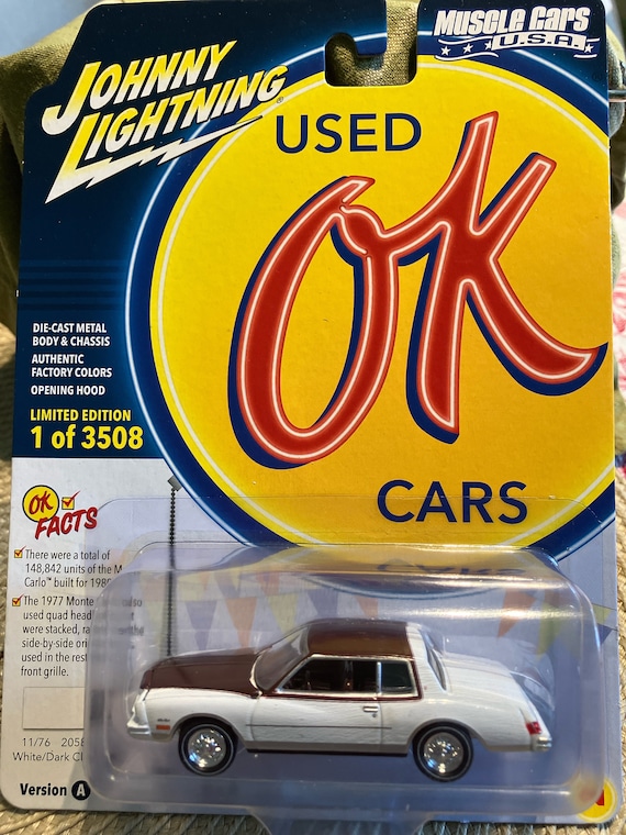 Johnny Lightning 1980 Chevy Monte Carlo -1/64 Diecast Car-limited