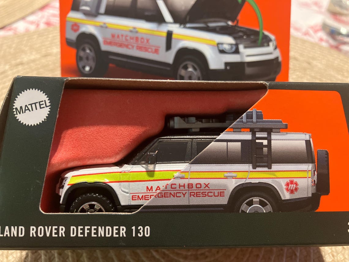 Matchbox Moving Parts Rover Matchbox Moving Parts Land Rover Defender 130-diecast Car 1:64 Scale - Etsy