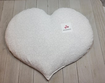 Replacement insert Biggie Heart - Heatable rice pack, coolable rice pack, lavender heart pillow, weighted pillow, pain relief