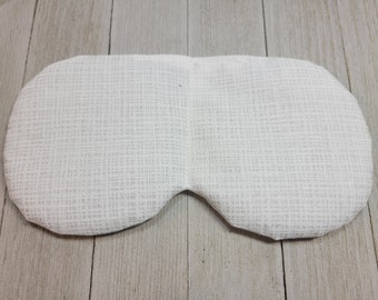 Replacement insert Large weighted eye mask, oversized sleep eye pillow, weighted lavender eye sleep mask, removable insert