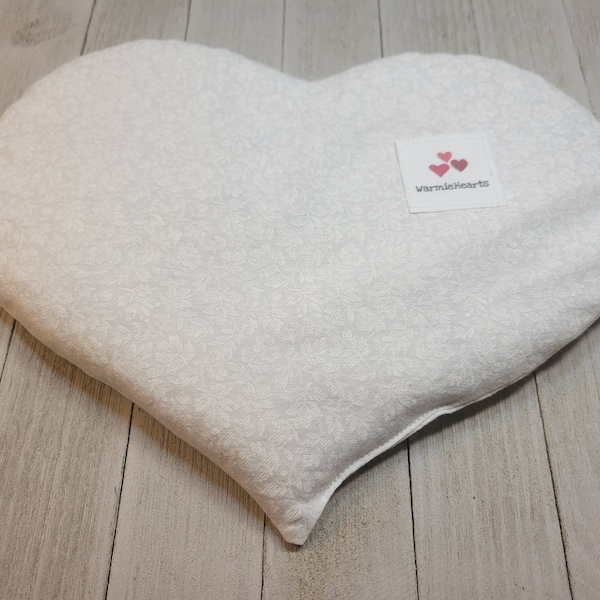 Replacement insert Medium Warmie Heart weighted heart pillow, arthritis pain relief, PMS heatable rice pack, anxiety relief, rice pack