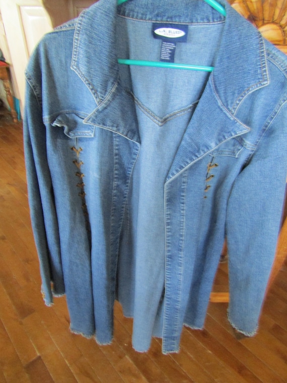 L A Blues Denim Duster, XL