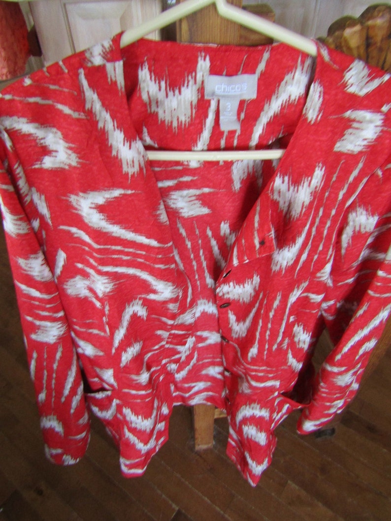 Chico/'s Light Jacket Size 3