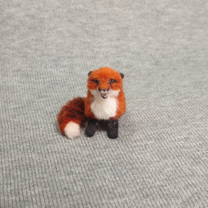 Dollhouse Miniature Fox on a Scale 112 Fox Lover Gift Etsy