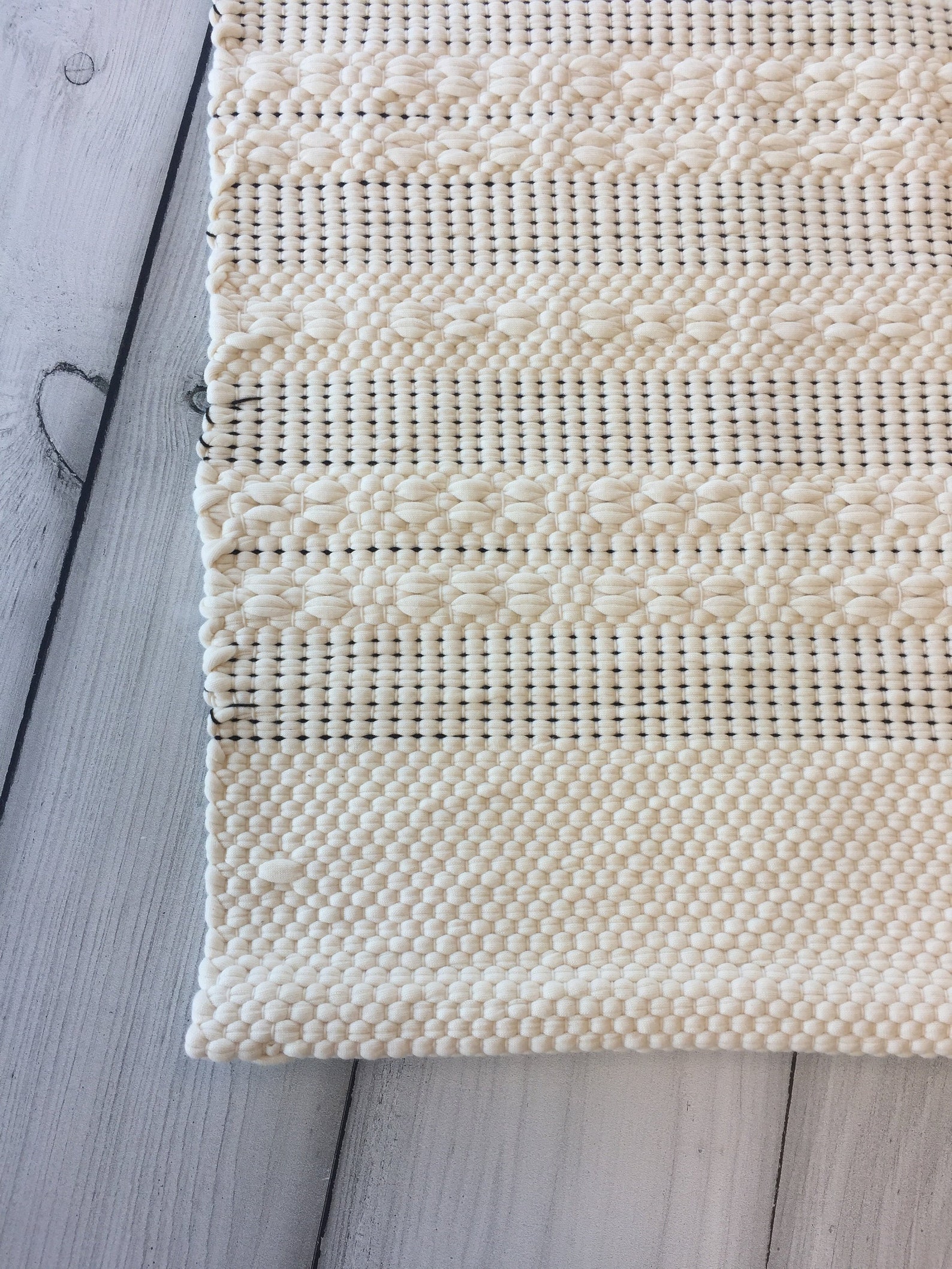 Black and White Scandinavian Rugs Cotton Kitchen Rug Runner Etsy