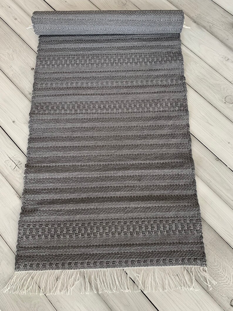 Kitchen Runner Rug Washable Cotton Rag Rug Etsy