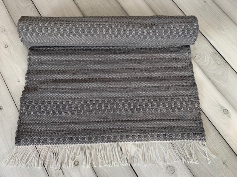 Kitchen Runner Rug Washable Cotton Rag Rug Etsy