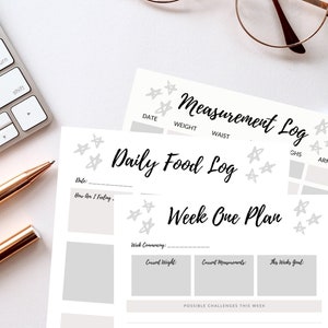 Weight Loss Planner Printable / Downloadable image 1