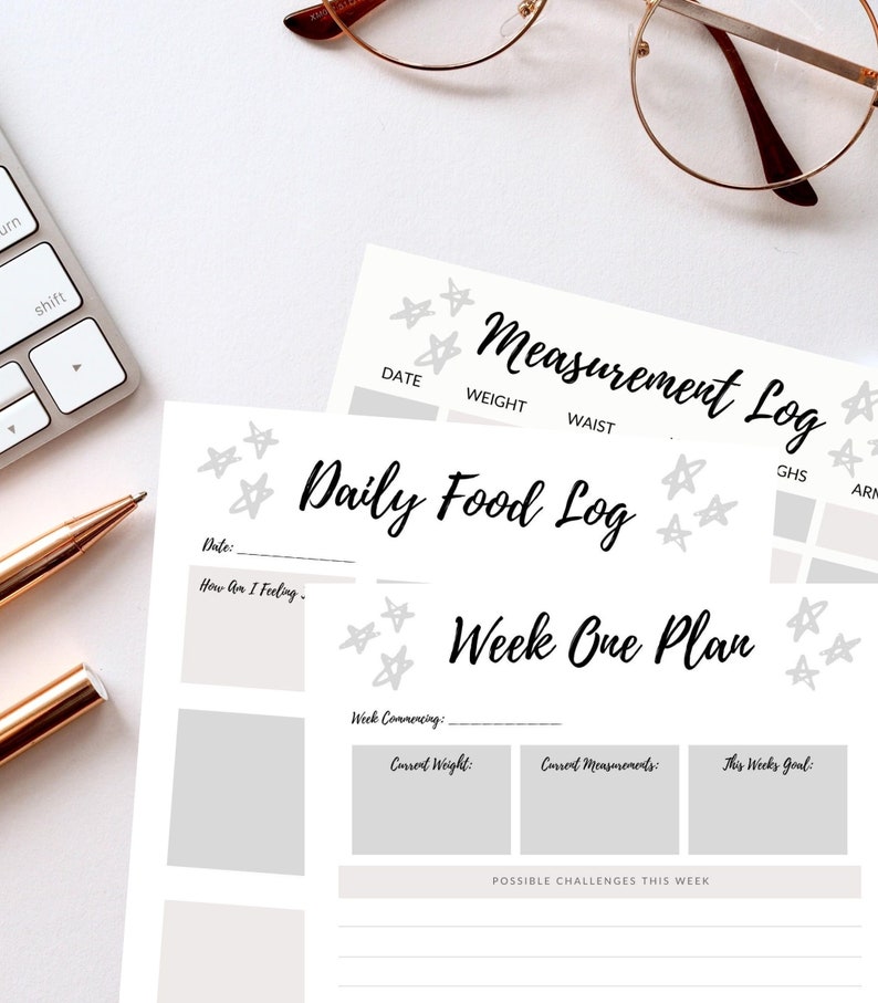 Weight Loss Planner Printable / Downloadable image 1