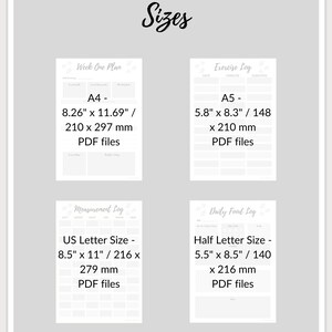 Weight Loss Planner Printable / Downloadable image 3