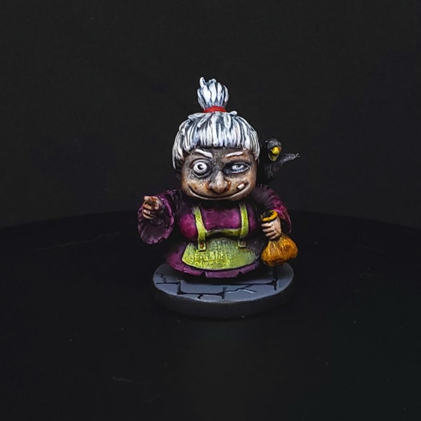 Hilda, Arcadia Quest, bemalte Kickstarter Exclusive mini von CMON Miniatures für RPGs wie D&D