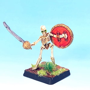 Skeleton Warrior painted mini by Reaper Miniatures rpg DnD