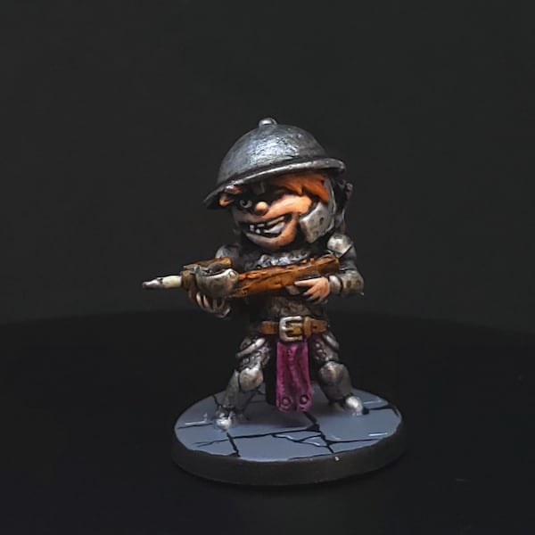 Nina, Arcadia Quest, painted Kickstarter Exclusive mini by CMON Miniatures for RPGs like D&D