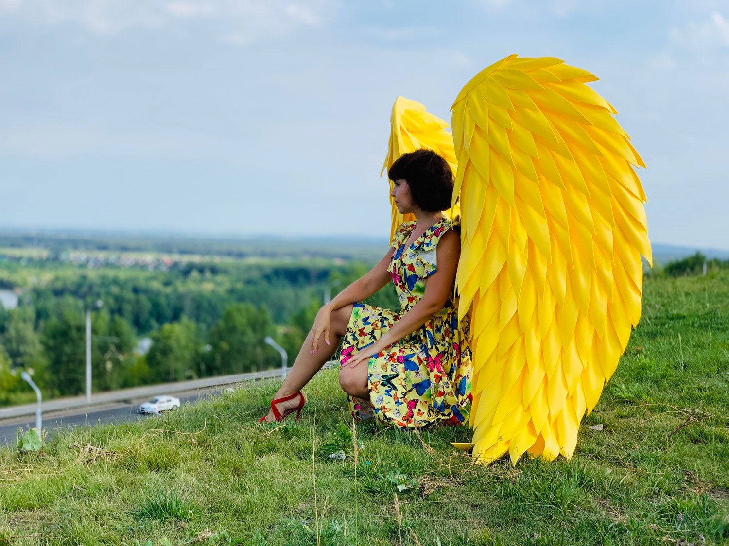 Angel Wings costume Cosplay Wings Christmas costume Etsy