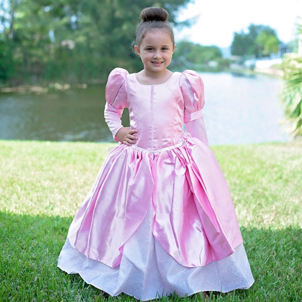 Little Mermaid Dress / Disney Princess Ariel Inspired Costume / Pink Ball gown style for toddler, child, girl Princess Costume