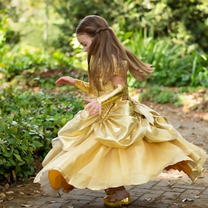 Belle Dress / Belle Costume / Disney Princess Beauty and the Beast Costume / Ball gown style for toddler, child, girl Princess Costume