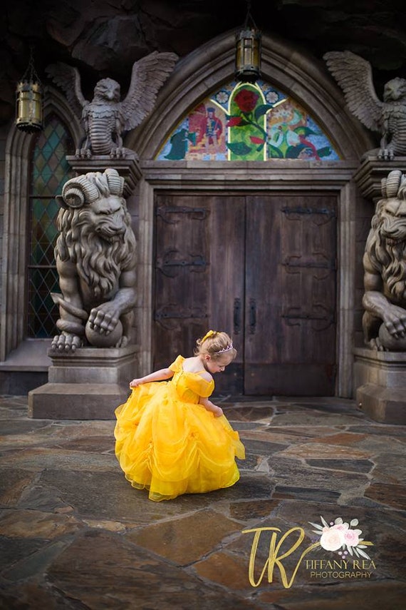 belle yellow dress