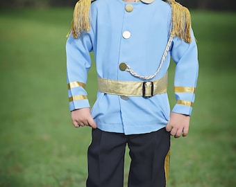 Traje de Principe de Cenicienta de Disney es Principe Azul Traje de Principe Azul inspirado en Disney bebe nino pequeno nino nino Etsy Mexico
