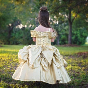 Belle Dress / Belle Costume / Disney Princess Dress Beauty and the Beast Costume / Ball gown style for toddler, child, girl Princess Costume image 6