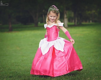 Sleeping Beauty Dress / Inspired Disney Princess Dress Aurora Costume / Ball gown style for toddler, child, girl, baby Princess Costume