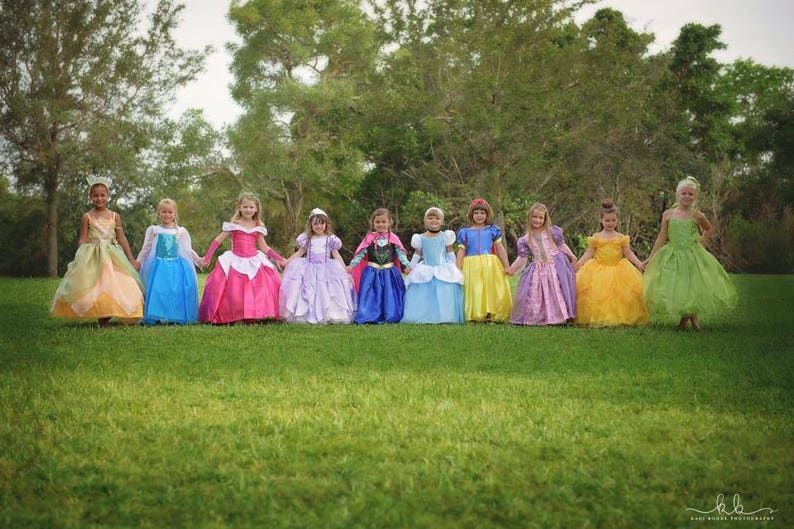 Belle Dress / Disney Princess Dress Beauty and the Beast Belle Costume / Yellow Dress / Ball gown for toddler, child, girl Princess Costume image 5