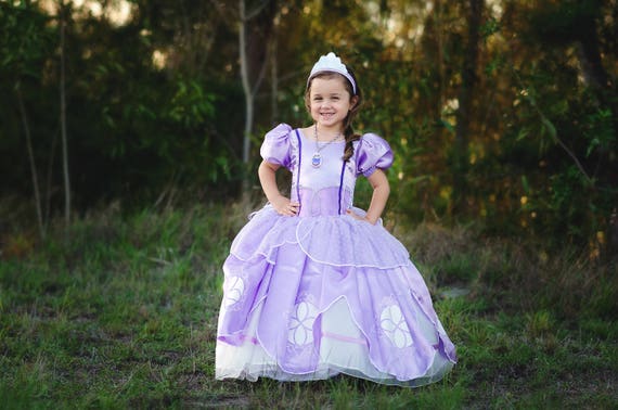 Sofia Dress / Disney Princess Dress Inspired Sofia the First Costume Kids,  Girls, Toddler, Child Princess Costume -  Canada