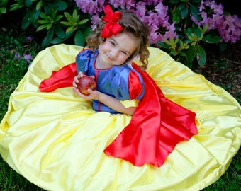 Snow White Dress / Disney Princess Dress Inspired Costume Ball Gown - Classic - Kids, Girls, Toddler, Child, baby Princess Costume