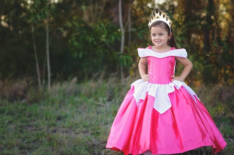 Sleeping Beauty Dress / Inspired Disney Princess Dress Aurora Costume / Ball gown style for toddler, child, girls, baby Princess Costume image 1