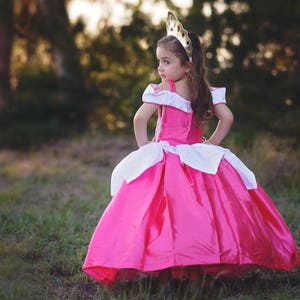 Sleeping Beauty Dress / Inspired Disney Princess Dress Aurora Costume / Ball gown style for toddler, child, girls, baby Princess Costume image 2