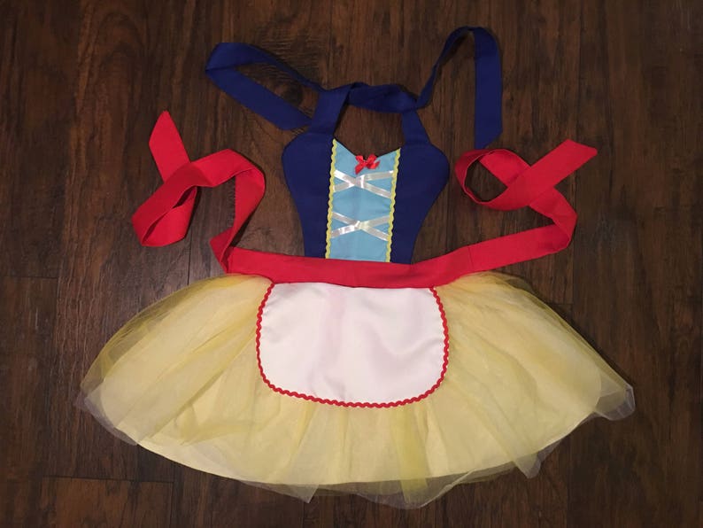 Princess Apron Disney Little Mermaid Ariel Inspired Child Kids Toddler Girls Adult Dress Up Apron Snow White