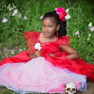 READY TO SHIP Elena Dress / Disney Inspired Princess Elena of Avalor Inspired Costume / Princess Dress for toddler, child, girl image 4