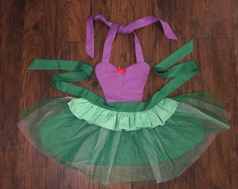 Princess Apron Disney Little Mermaid Ariel Inspired Child Kids Toddler Girls Adult Dress Up Apron