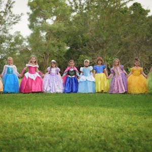 Sleeping Beauty Dress / Inspired Disney Princess Dress Aurora Costume / Ball gown style for toddler, child, girls, baby Princess Costume image 5