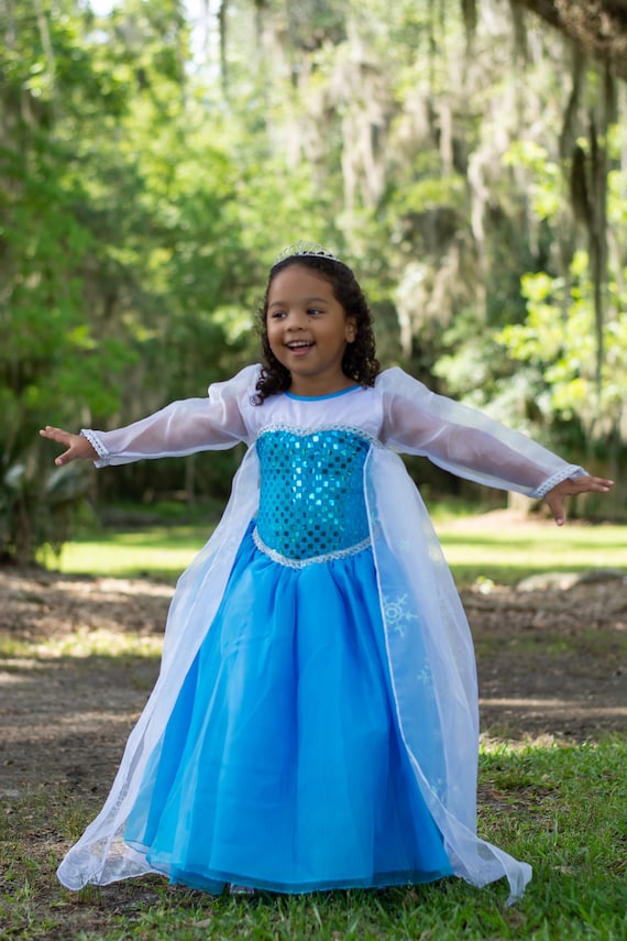 Elsa Dress / Disney Princess Inspired Frozen Elsa Costume Kids, Girls,  Toddler, Child Princess Costume -  Denmark
