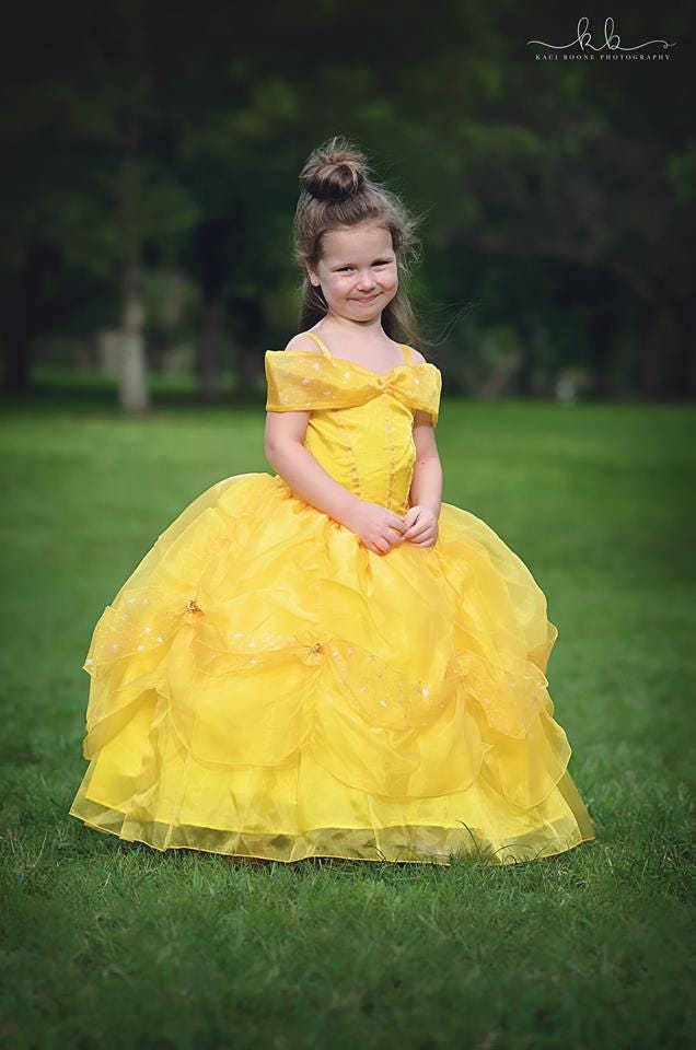 Robe Belle / Robe de princesse Disney Belle et la bête Belle Costume / Robe  jaune / Robe de bal pour tout-petit, enfant, fille Costume de princesse -   Canada