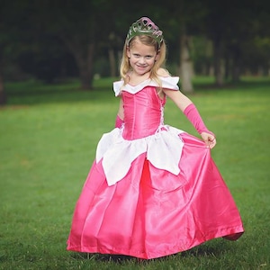 Sleeping Beauty Dress / Inspired Disney Princess Dress Aurora Costume / Ball gown style for toddler, child, girls, baby Princess Costume image 4