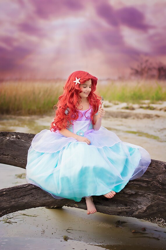 Vestido de sirenita / Disfraz inspirado en la princesa Ariel - Etsy España Vestido de sirenita / Disfraz inspirado en la princesa Ariel - Etsy España