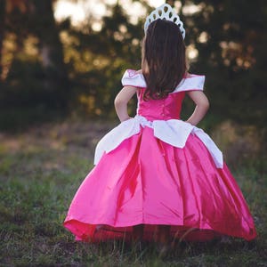 Sleeping Beauty Dress / Inspired Disney Princess Dress Aurora Costume / Ball gown style for toddler, child, girls, baby Princess Costume image 3